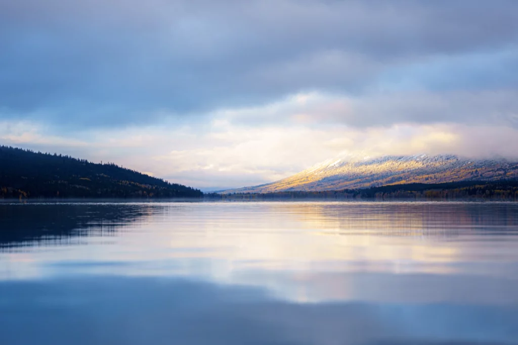 Konni Lake, Tŝilhqot'in territory. Photo by Josh Neufeld. Shows beauty of a watershed.